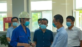張利到我公司調研督辦疫情防控復工復產工作